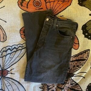 levis ribage straight ankle jeans